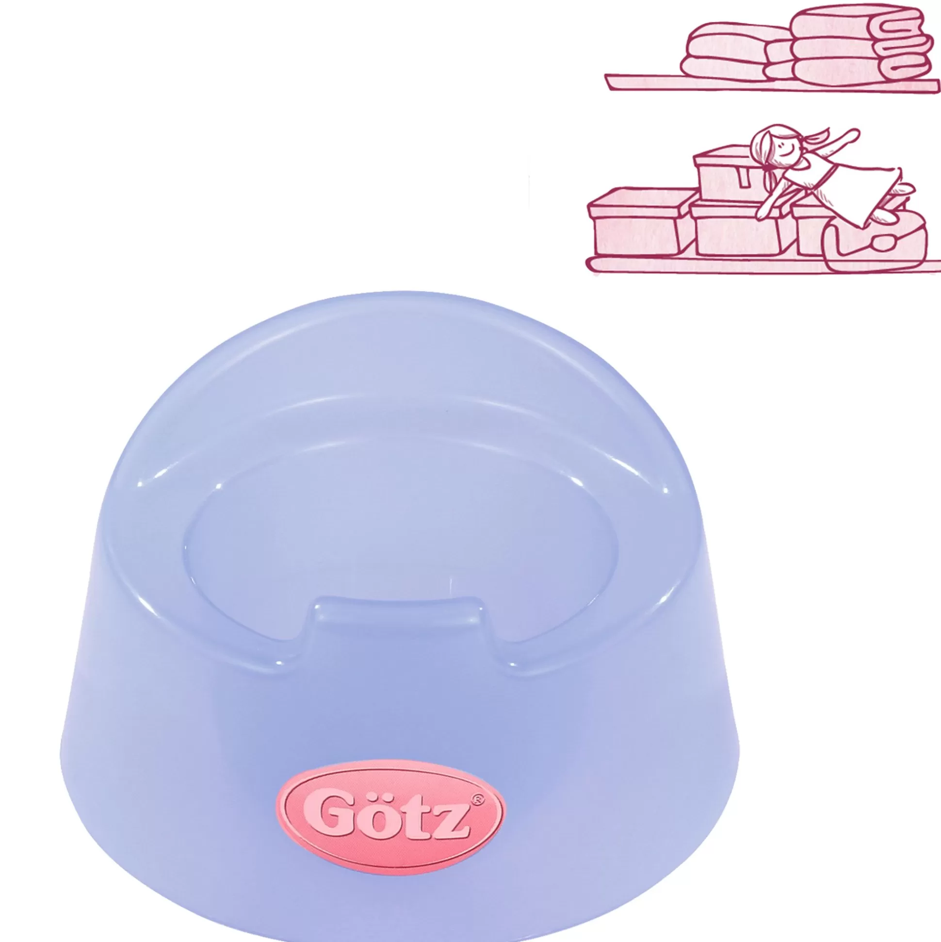 Cheap Götz Topfchen Transparent Blau